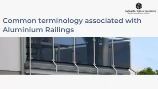 common terminology associated with aluminium