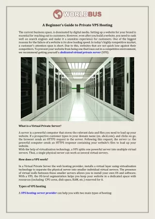 a beginner s guide to private vps hosting