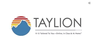 Taylion Academy Offers Online Kindergarten Program
