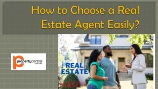 How to Choose a Real Estate Agent Easily