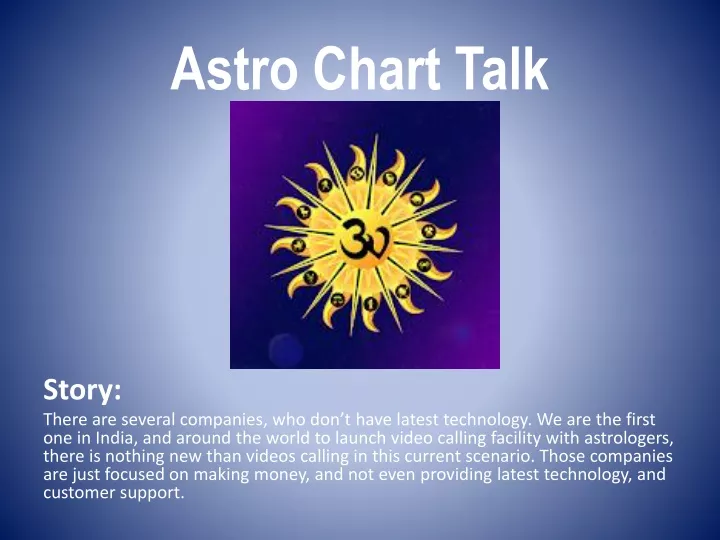 astro chart talk