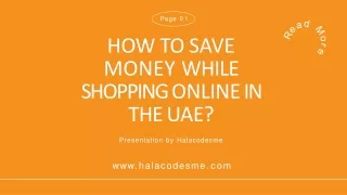 How to save money while shopping online in the UAE?