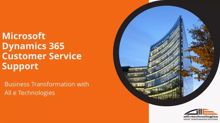 microsoft dynamics 365 customer service support