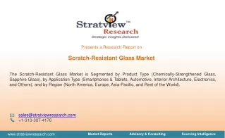 Scratch-Resistant Glass Market Size, Share, Trend, Forecast, & Industry Analysis