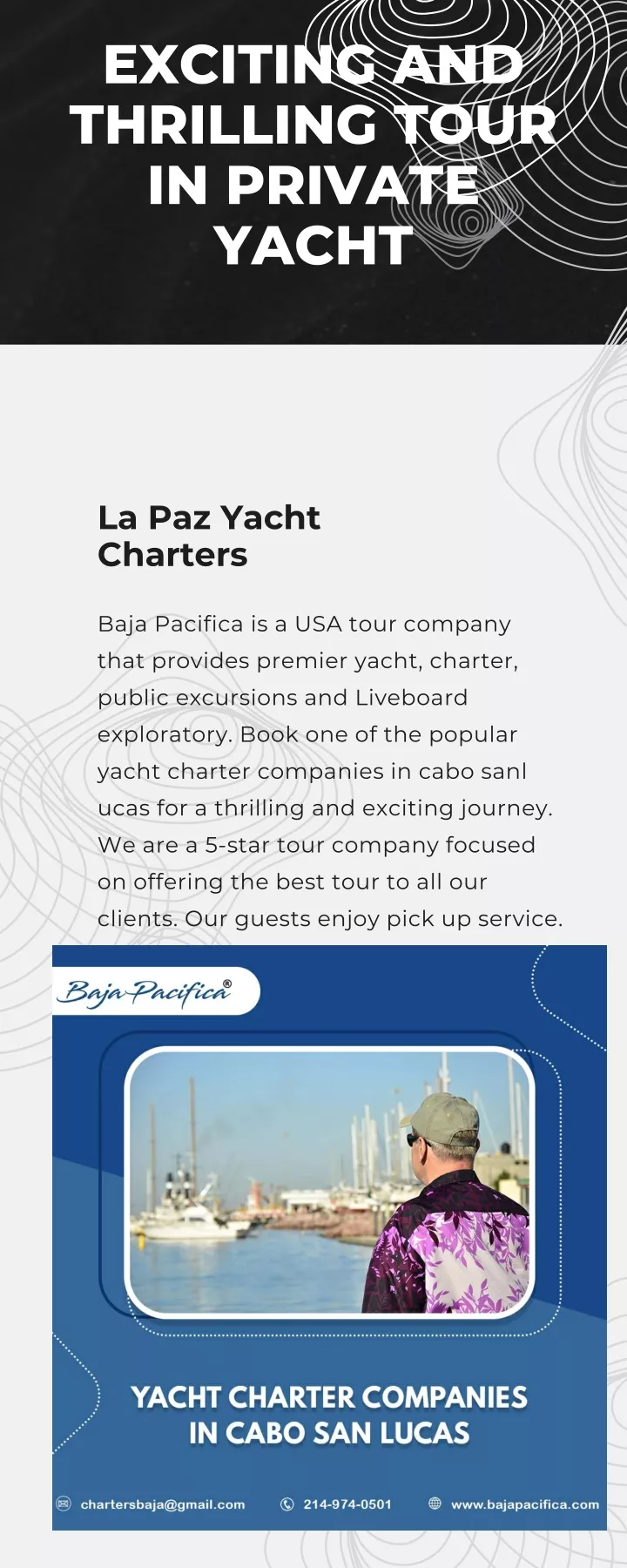 exciting and thrilling tour in private yacht