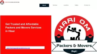 Get Trusted and Affordable Packers and Movers Services in Hisar