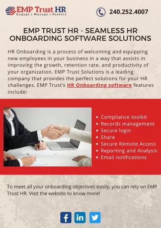 EMP Trust HR - Seamless HR Onboarding Software Solutions