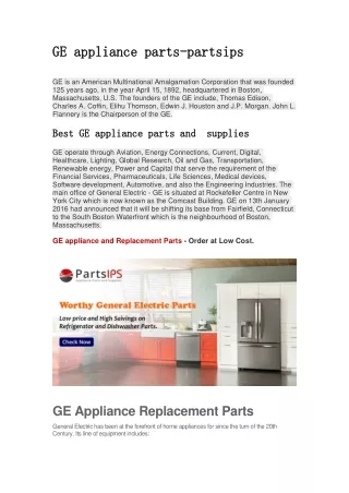 ge appliance parts ge appliance parts partsips