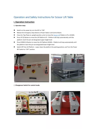 Essential Scissor Lift Table Safety Tips
