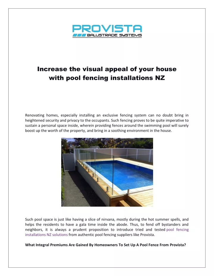 increase the visual appeal of your house with
