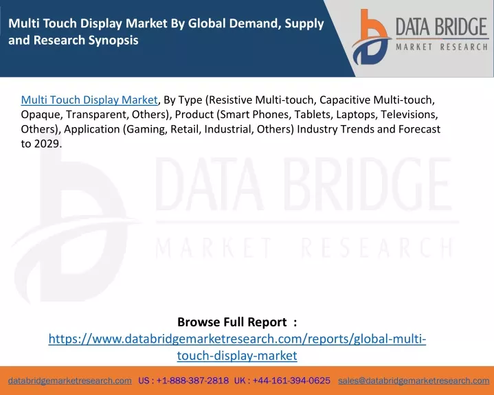 multi touch display market by global demand