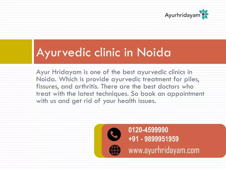 ayurvedic clinic in noida