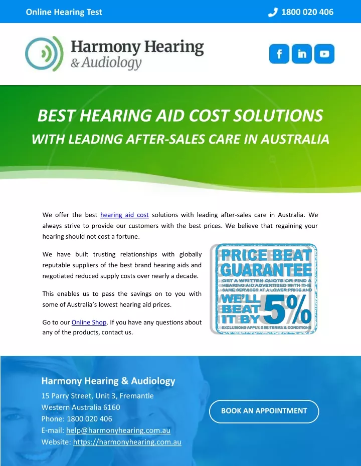 online hearing test