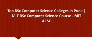 top bsc computer science colleges in pune mit bsc computer science course mit acsc