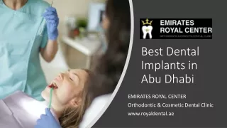 Best Dental Implants in Abu Dhabi