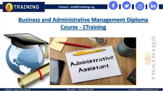 contact info@1training org