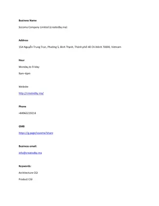 Sozoma Company Limited (createdby.ma)