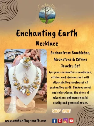 Shop Enchantress Bumblebee, Moonstone & Citrine Jewelry Set