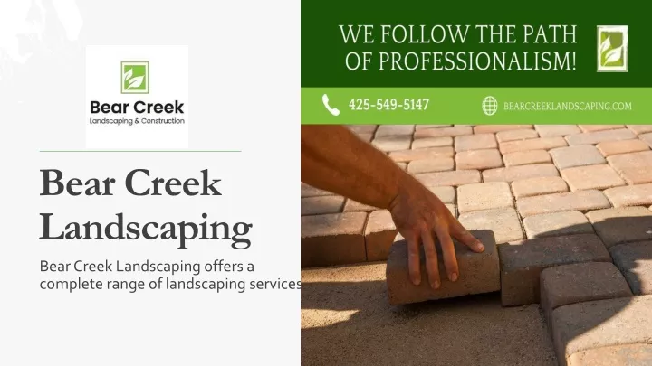 bear creek landscaping