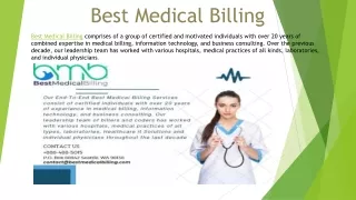 best medical billing