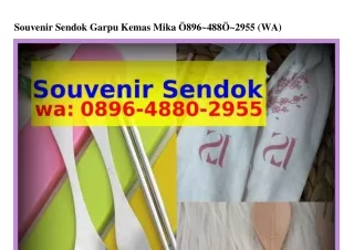 Souvenir Sendok Garpu Kemas Mika O8ᑫ6–Կ88O–2ᑫ55{WA}