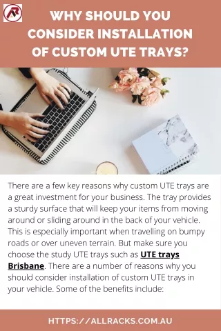 Why Should You Consider Installation Of Custom UTE Trays