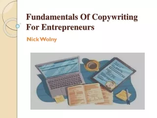 Fundamentals Of Copywriting For Entrepreneurs
