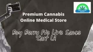 Shop High Quality Berry Pie Live Sauce Cart LA Online
