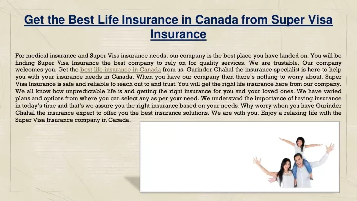 get the best life insurance in canada from super