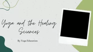 yoga and the healing science