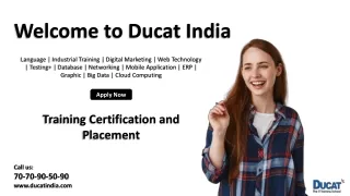 welcome to ducat india