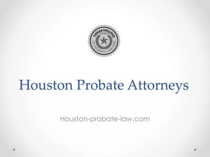 houston probate attorneys