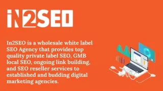 in2seo is a wholesale white label seo agency that