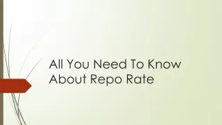 All You Need To Know About Repo RateAll-about-Repo-Rate