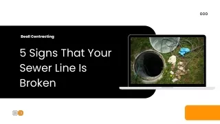 5 Signs That Your Sewer Line Is Broken