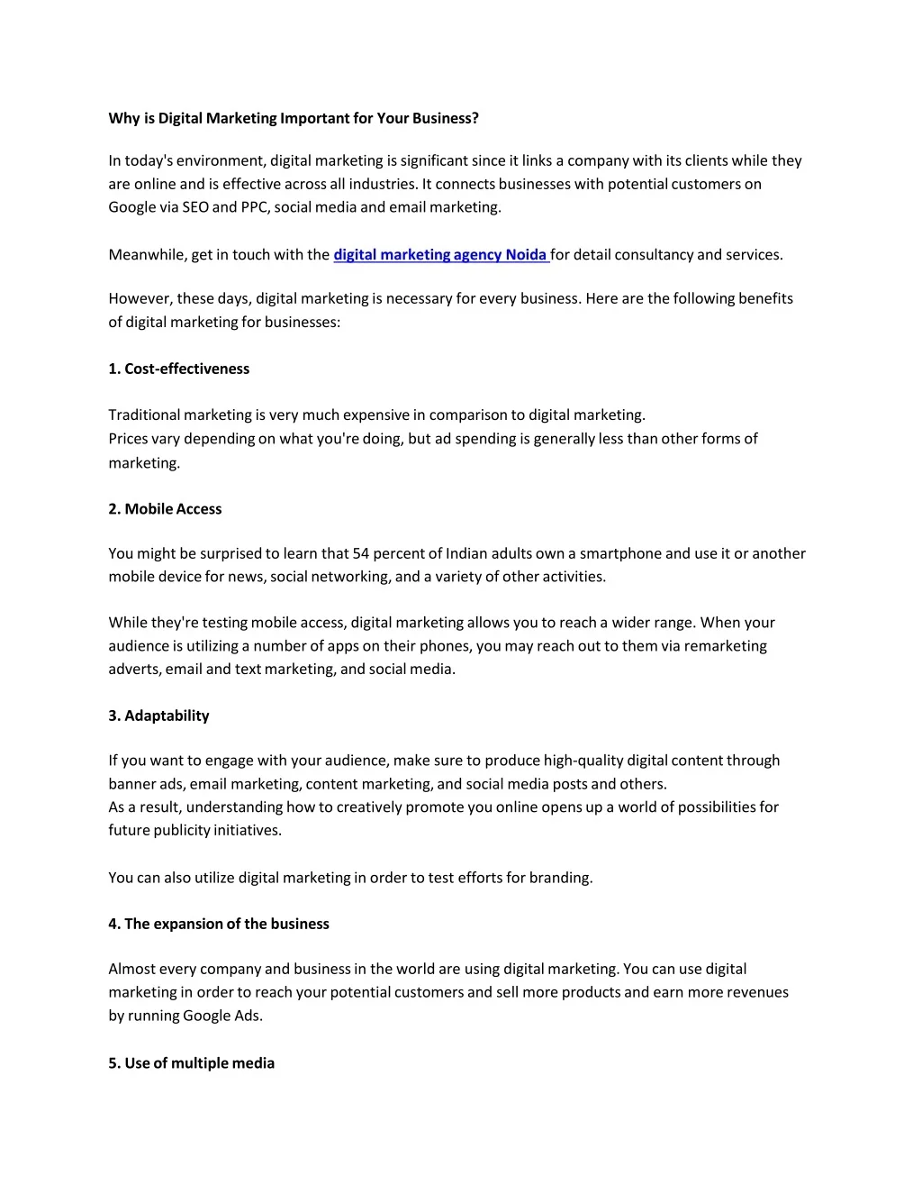 PPT - why digital marketing is important for your business PowerPoint ...
