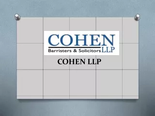 Introduction to Cohen LLP