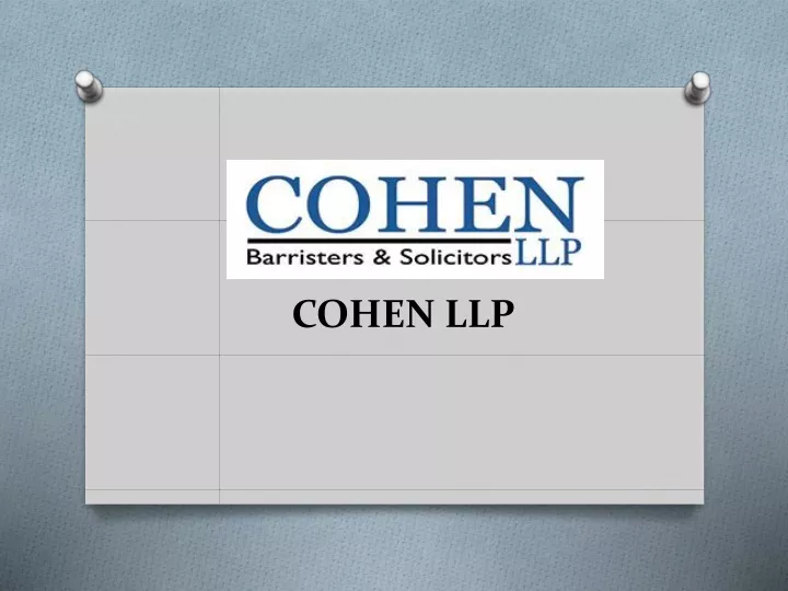 cohen llp