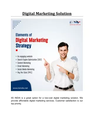 digital marketing solution