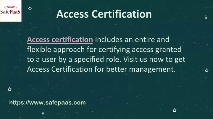 access certification