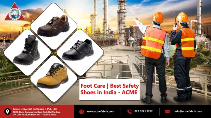 foot care best safety shoes in india acme