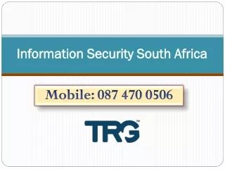 Information Security South Africa