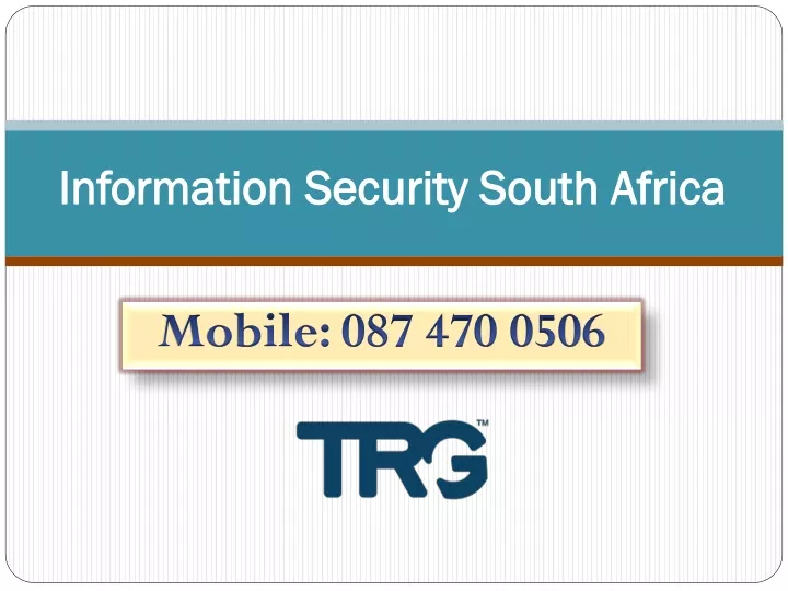 information security south africa