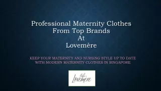 Professional Maternity Clothes Can Be Fashionable: Yes – Lovemère