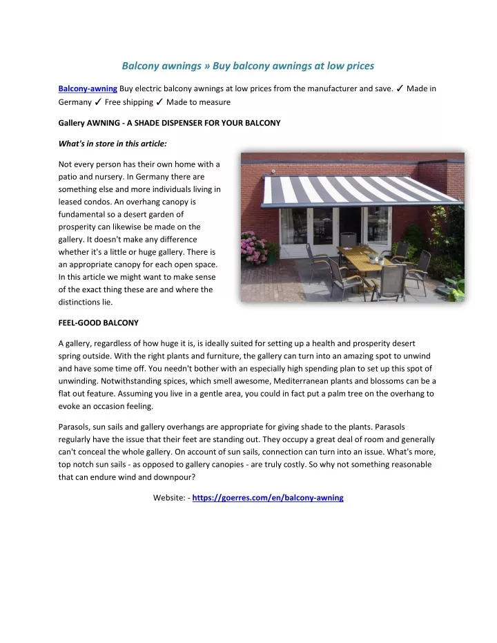 balcony awnings buy balcony awnings at low prices