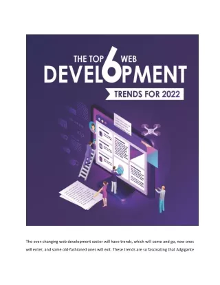 6 web development trends for 2022