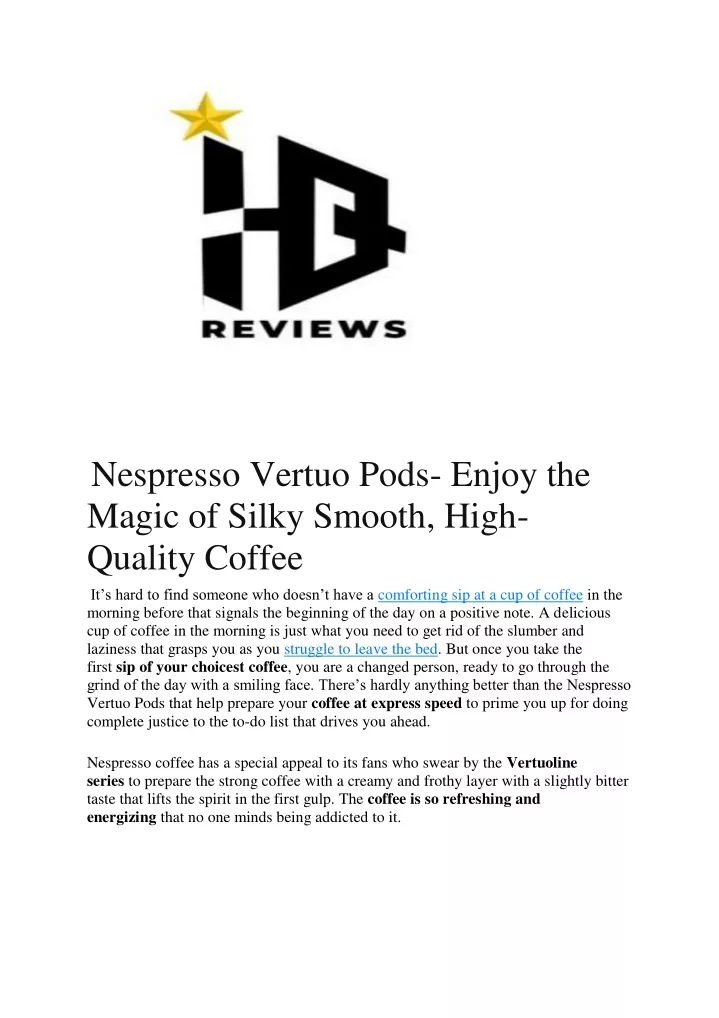 nespresso vertuo pods enjoy the magic of silky