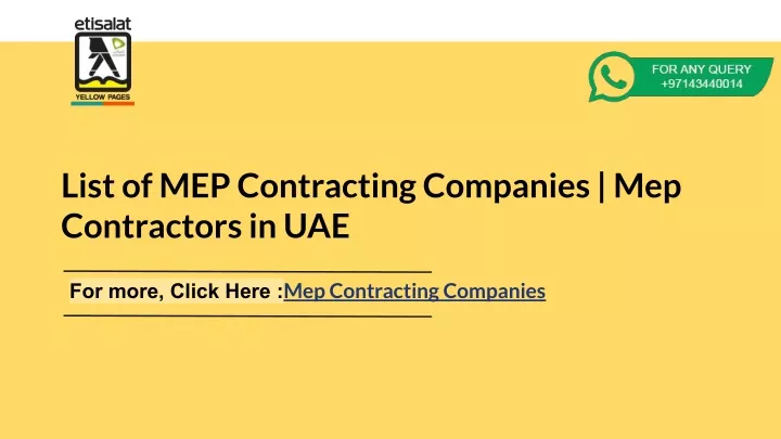 list of mep contracting companies mep contractors