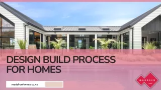 design build process for homes