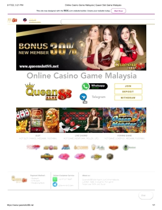 Online Casino Game Malaysia | Queen Slot Game Malaysia